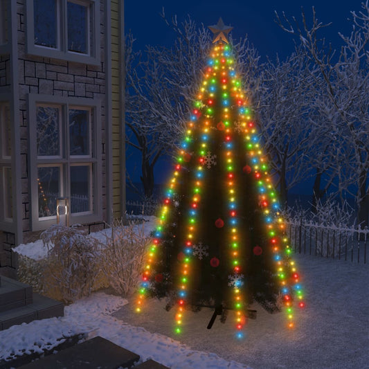 Weihnachtsbaum-Lichternetz mit 400 LEDs Mehrfarbig 400 cm - Pazzar.ch