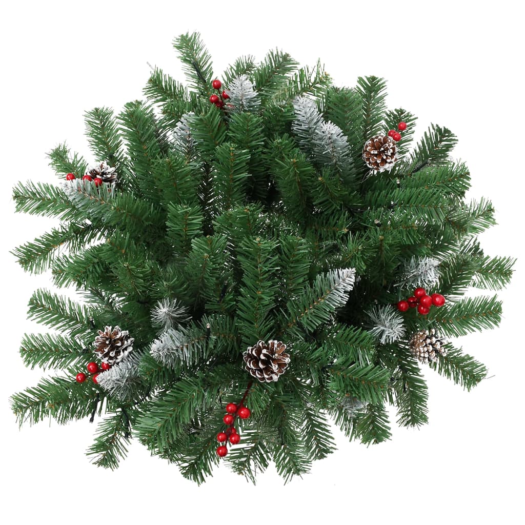 Künstlicher Weihnachtsbaum mit Beleuchtung Outdoor Grün 40 cm