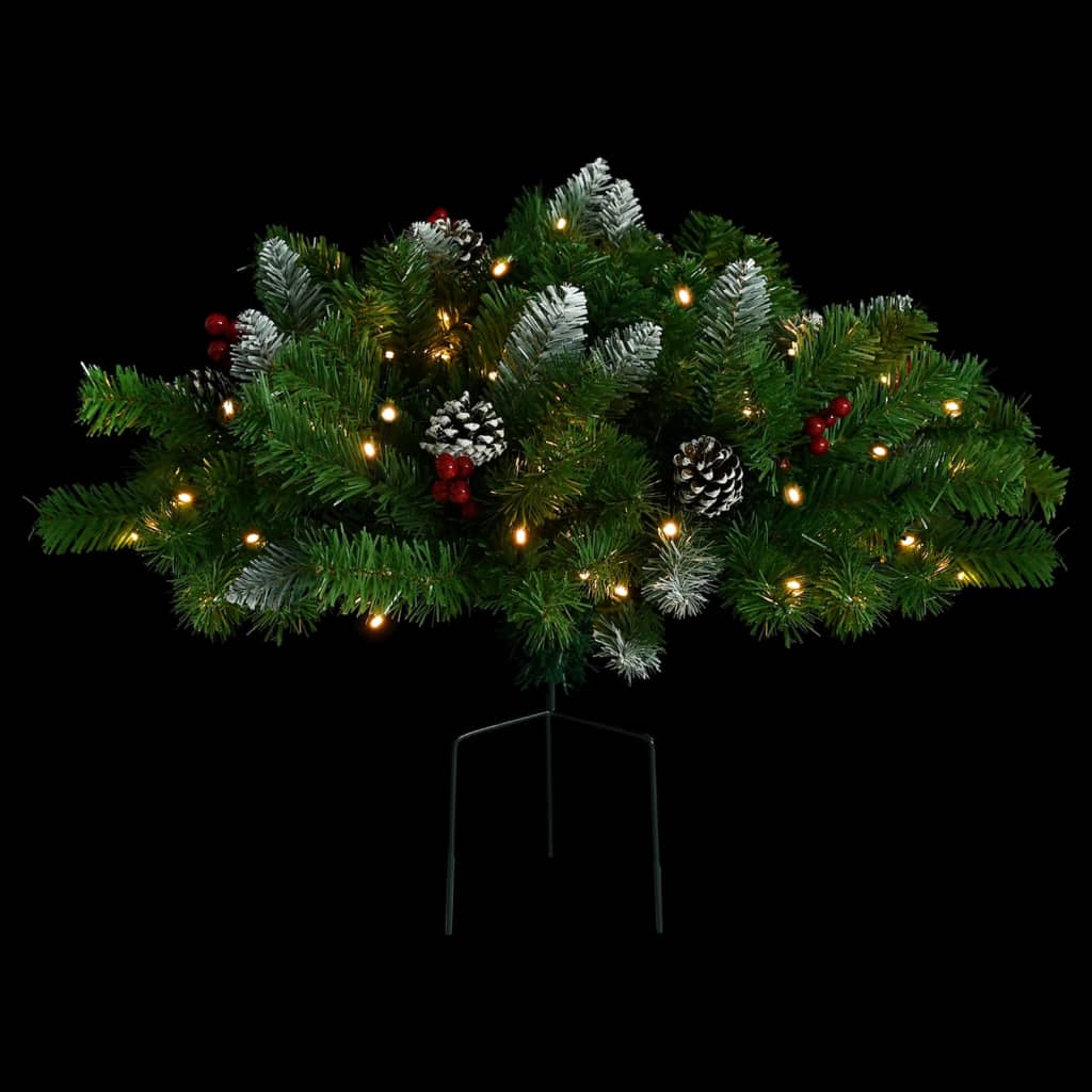 Künstlicher Weihnachtsbaum mit Beleuchtung Outdoor Grün 40 cm - Pazzar.ch