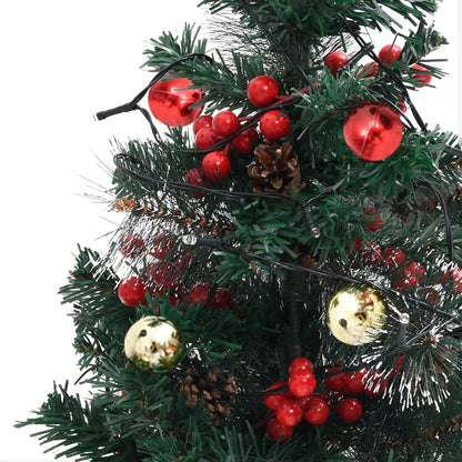 Künstlicher Weihnachtsbaum mit Beleuchtung 2 Stk. Outdoor 76 cm - Pazzar.ch