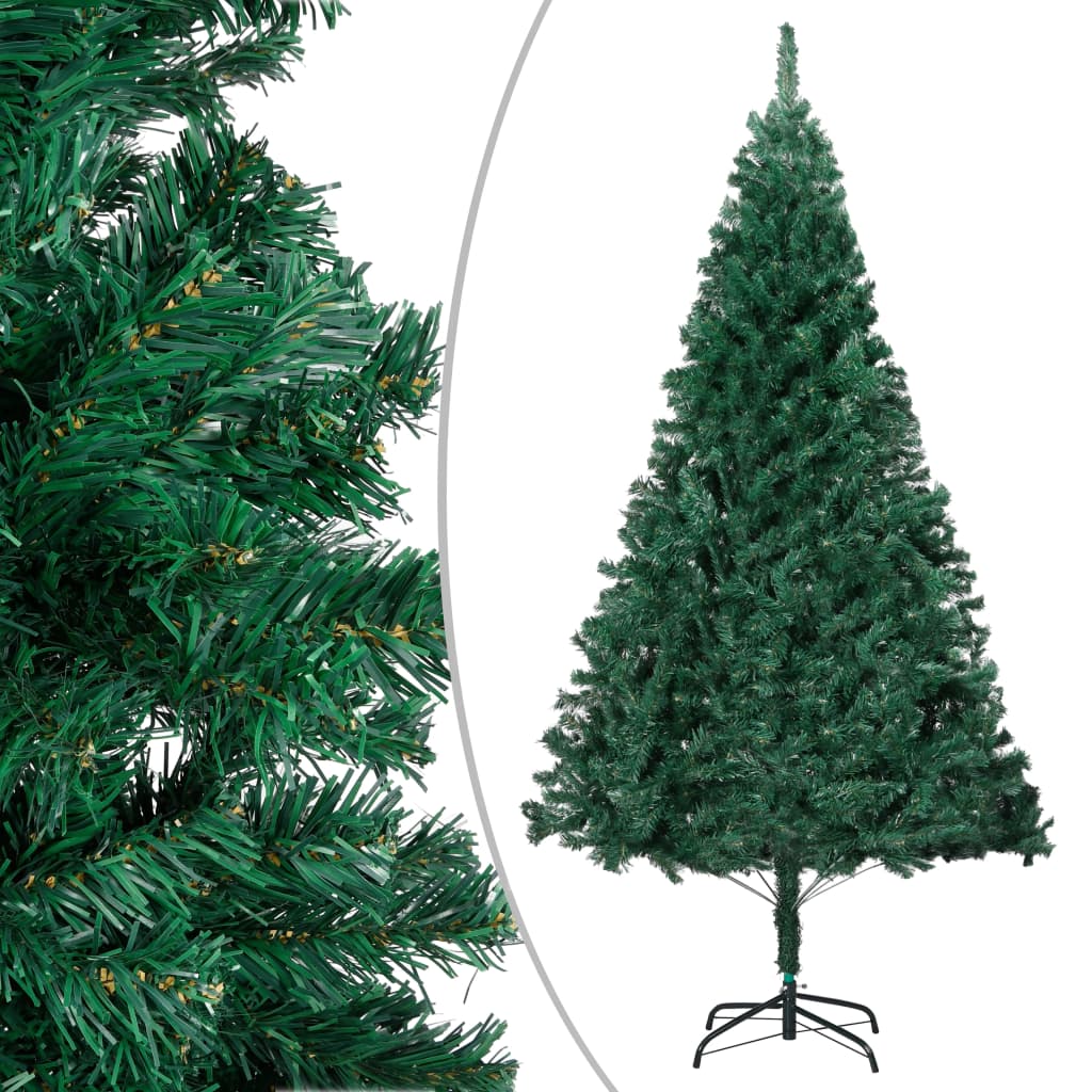 Künstlicher Weihnachtsbaum mit Beleuchtung & Kugeln Grün 120 cm - Pazzar.ch