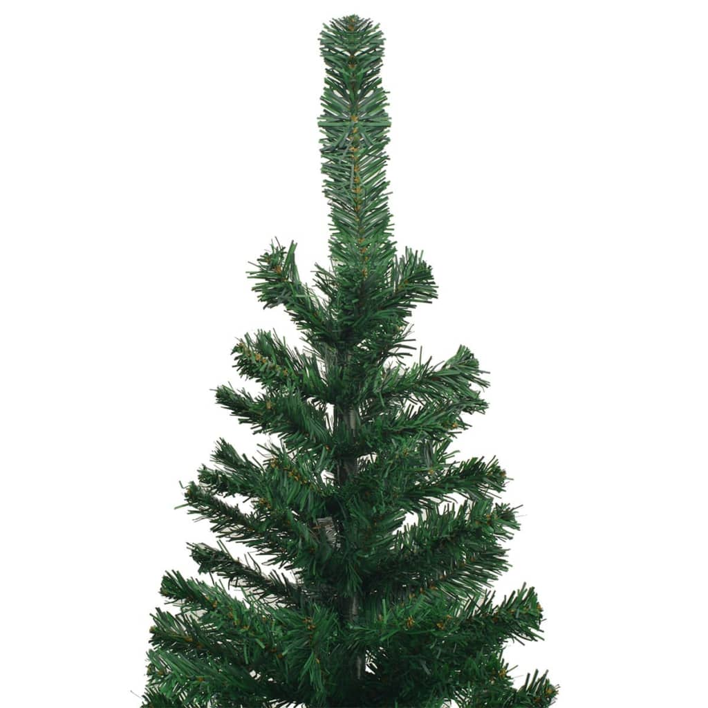 Künstlicher Weihnachtsbaum mit Beleuchtung Kugeln L 240 cm Grün - Pazzar.ch