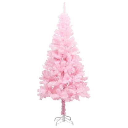 Künstlicher Weihnachtsbaum mit Beleuchtung & Kugeln Rosa 120cm - Pazzar.ch