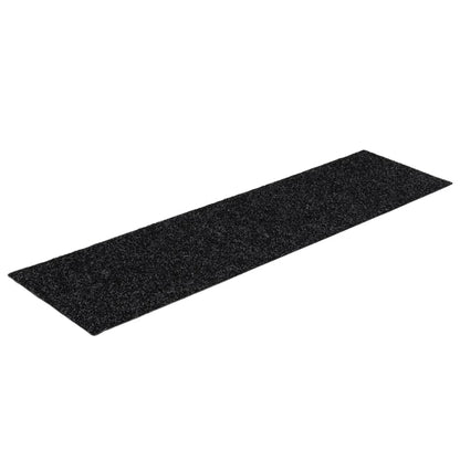 Selbstklebende Treppenmatten 15 Stk. Rechteckig 76x20cm Schwarz - Pazzar.ch