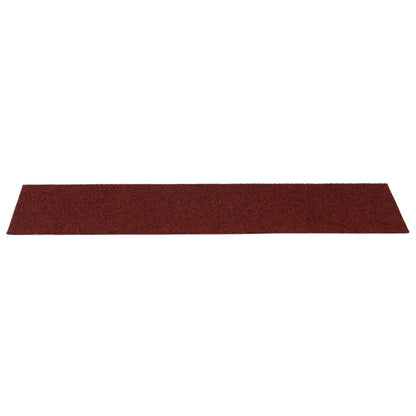 Selbstklebende Treppenmatten 15 Stk. Rechteckig 76x20 cm Rot - Pazzar.ch