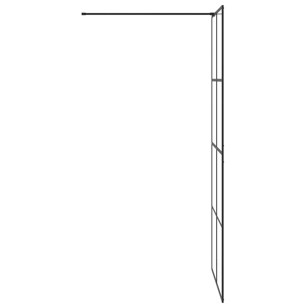 Duschwand für Begehbare Dusche mit Klarem ESG Glas 90x195 cm