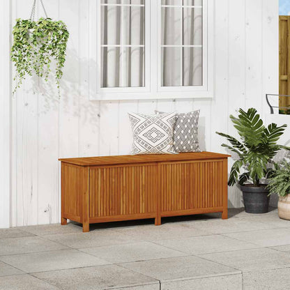 Garten-Aufbewahrungsbox 150x50x58 cm Massivholz Akazie - Pazzar.ch