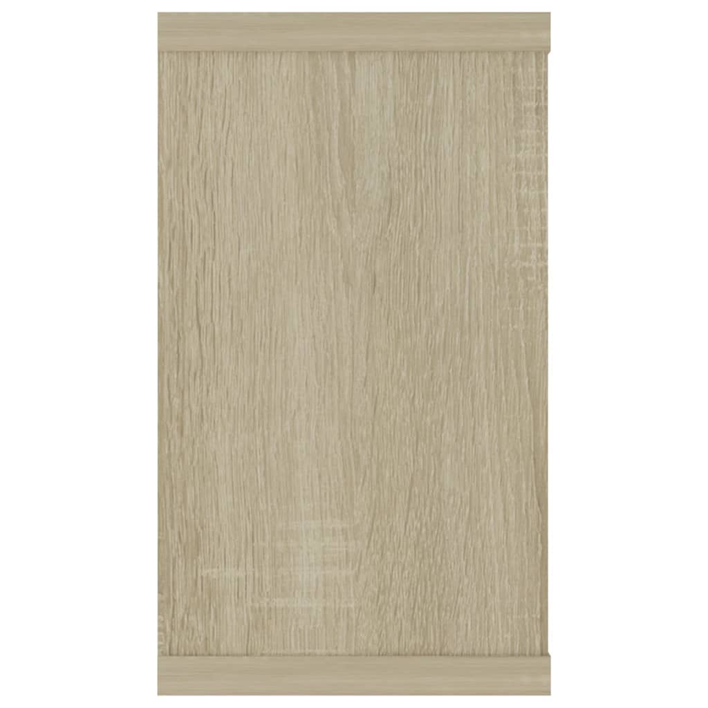 Würfelregale 4 Stk. Sonoma-Eiche 80x15x26,5 cm Holzwerkstoff - Pazzar.ch