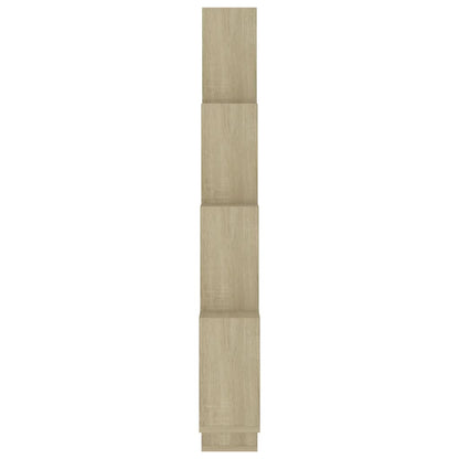 Würfelregal Sonoma-Eiche 90x15x119 cm Holzwerkstoff - Pazzar.ch