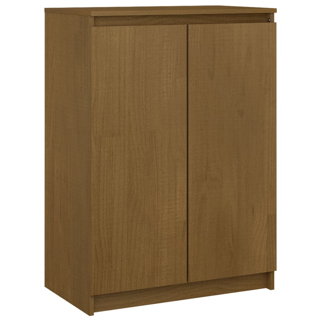 Sideboard Honigbraun 60x36x84 cm Massivholz Kiefer - Pazzar.ch