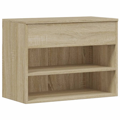 Schuhbank Sonoma-Eiche 60x30x45 cm Holzwerkstoff - Pazzar.ch