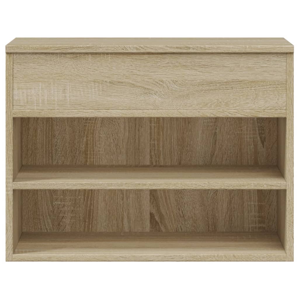 Schuhbank Sonoma-Eiche 60x30x45 cm Holzwerkstoff - Pazzar.ch