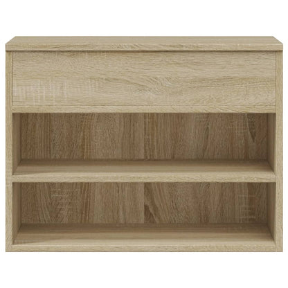 Schuhbank Sonoma-Eiche 60x30x45 cm Holzwerkstoff - Pazzar.ch