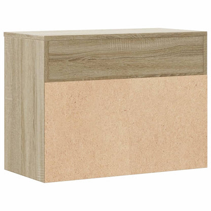 Schuhbank Sonoma-Eiche 60x30x45 cm Holzwerkstoff - Pazzar.ch