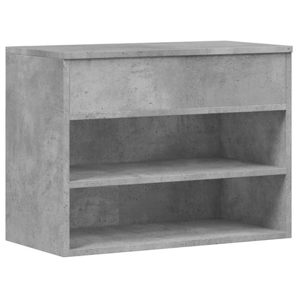 Schuhbank Betongrau 60x30x45 cm Holzwerkstoff - Pazzar.ch