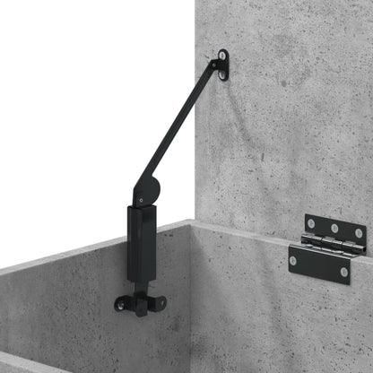 Schuhbank Betongrau 60x30x45 cm Holzwerkstoff - Pazzar.ch