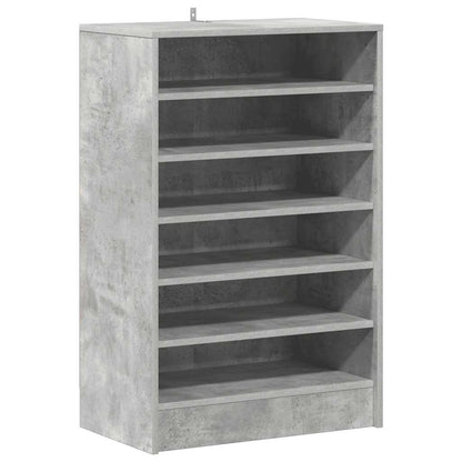 Schuhschrank Betongrau 60x35x92 cm Holzwerkstoff