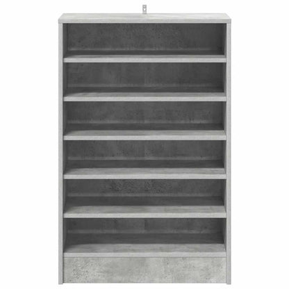 Schuhschrank Betongrau 60x35x92 cm Holzwerkstoff