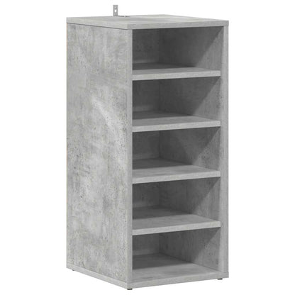 Schuhschrank Betongrau 31,5x35x70 cm Holzwerkstoff