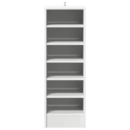 Schuhschrank Weiß 31,5x35x90 cm Holzwerkstoff