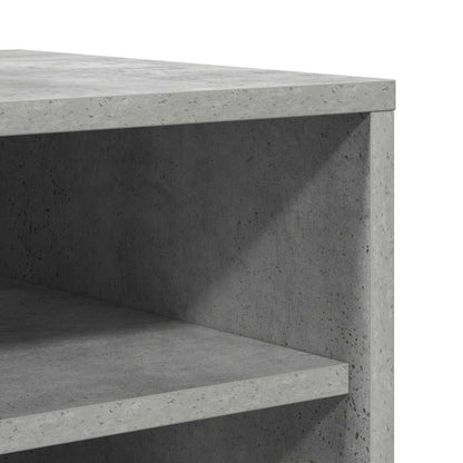 Schuhschrank Betongrau 31,5x35x90 cm Holzwerkstoff