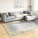 Teppich Waschbar Grau 190x300 cm Rutschfest