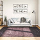Teppich Waschbar 160x230 cm Anthrazit Rutschfest