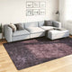 Teppich Waschbar 190x300 cm Anthrazit Rutschfest