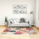 Teppich Waschbar Patchwork Mehrfarbig 120x180 cm Rutschfest