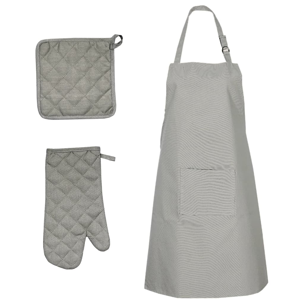 15-tlg. Geschirrtuch-Set Ofenhandschuhe & Topfhalter Baumwolle