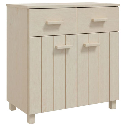 Sideboard HAMAR Honigbraun 79x40x80 cm Massivholz Kiefer - Pazzar.ch