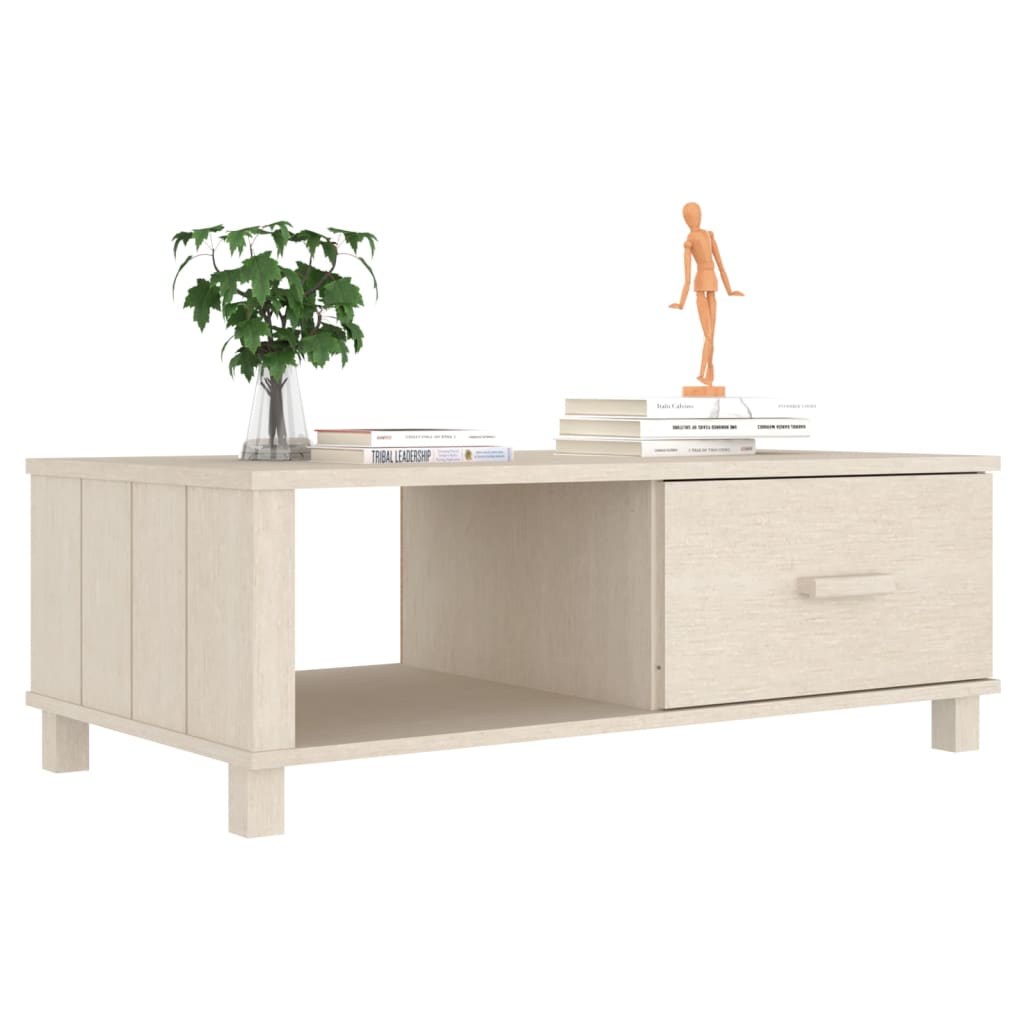 Sideboard HAMAR Honigbraun 100x55x35 cm Massivholz Kiefer - Pazzar.ch