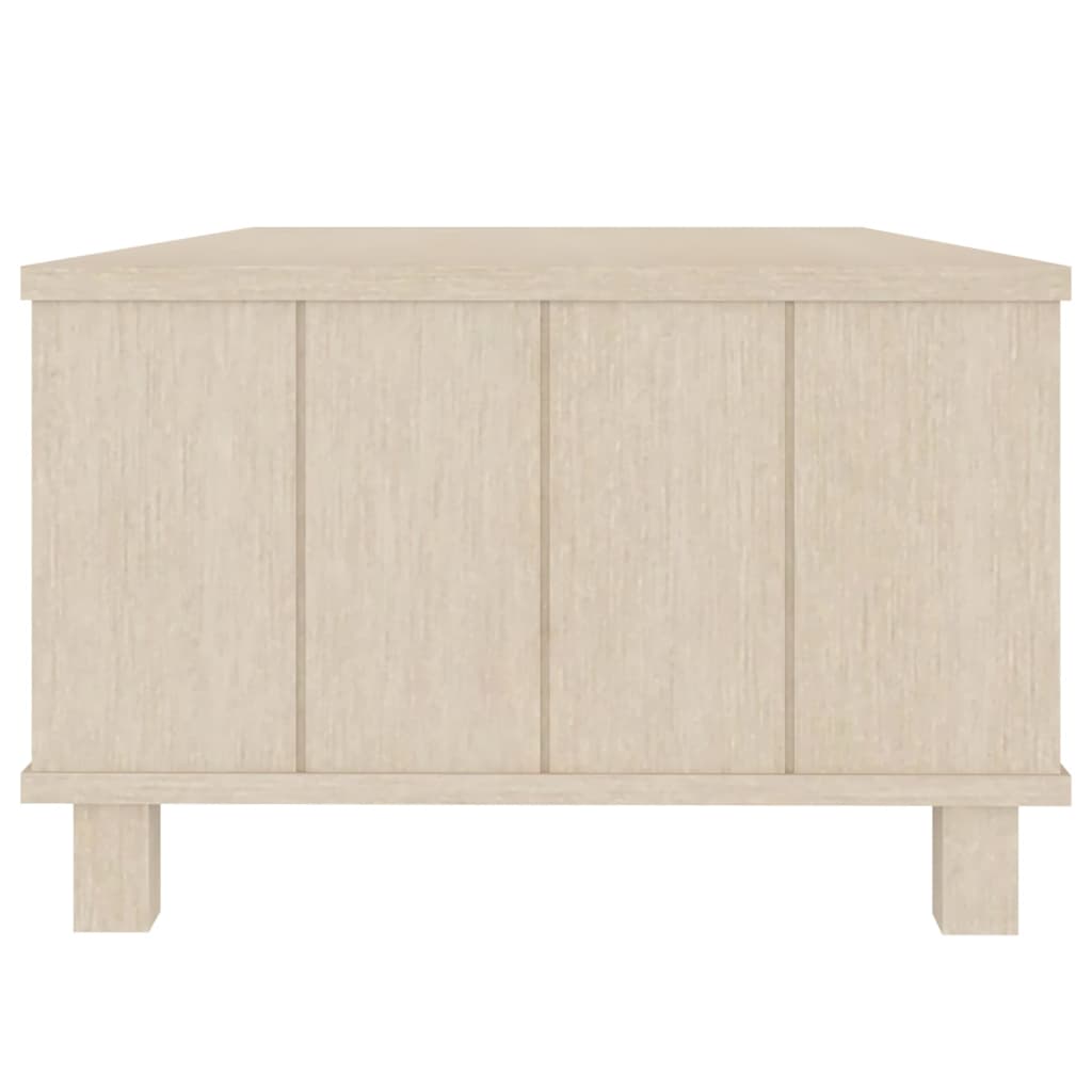 Sideboard HAMAR Honigbraun 100x55x35 cm Massivholz Kiefer - Pazzar.ch