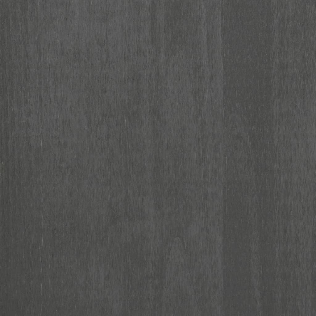 Couchtisch HAMAR Dunkelgrau 100x55x35 cm Massivholz Kiefer - Pazzar.ch