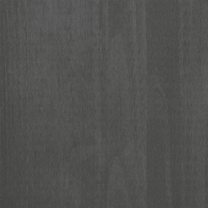 Couchtisch HAMAR Dunkelgrau 100x55x35 cm Massivholz Kiefer - Pazzar.ch