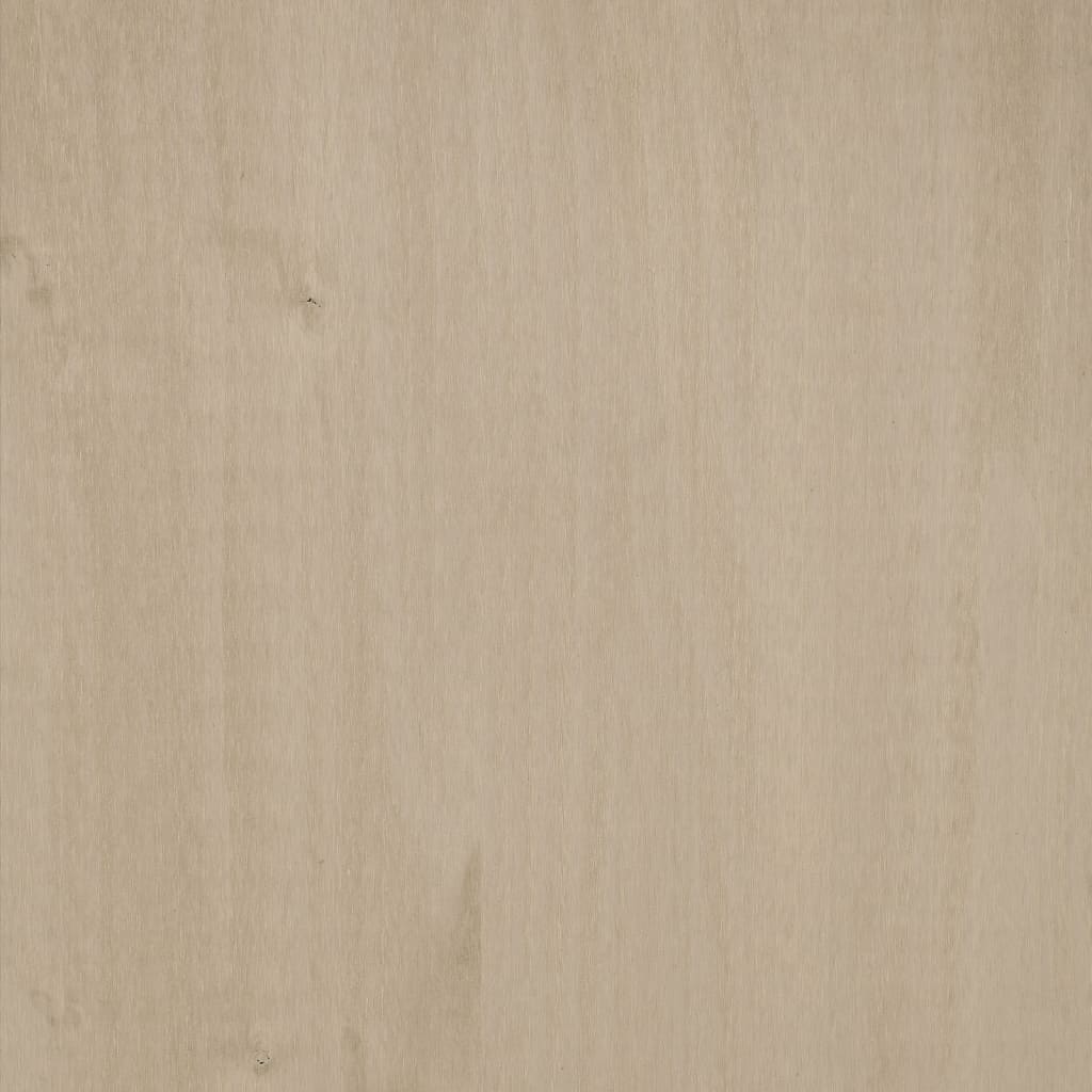 Konsolentisch HAMAR Honigbraun 90x35x90 cm Massivholz Kiefer - Pazzar.ch