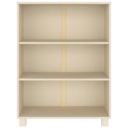 Bücherschrank HAMAR Honigbraun 85x35x112 cm Massivholz Kiefer - Pazzar.ch