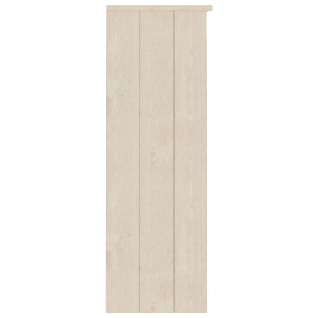 Highboard-Oberteil HAMAR Honigbraun 85x35x100 cm Massivholz - Pazzar.ch