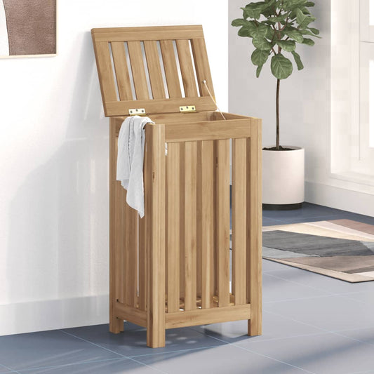 Wäschebehälter 35x25x60 cm Massivholz Teak - Pazzar.ch