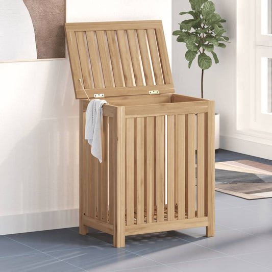 Wäschebehälter 50x35x60 cm Massivholz Teak - Pazzar.ch