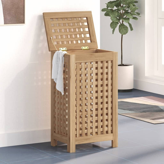 Wäschebehälter 35x25x60 cm Massivholz Teak - Pazzar.ch