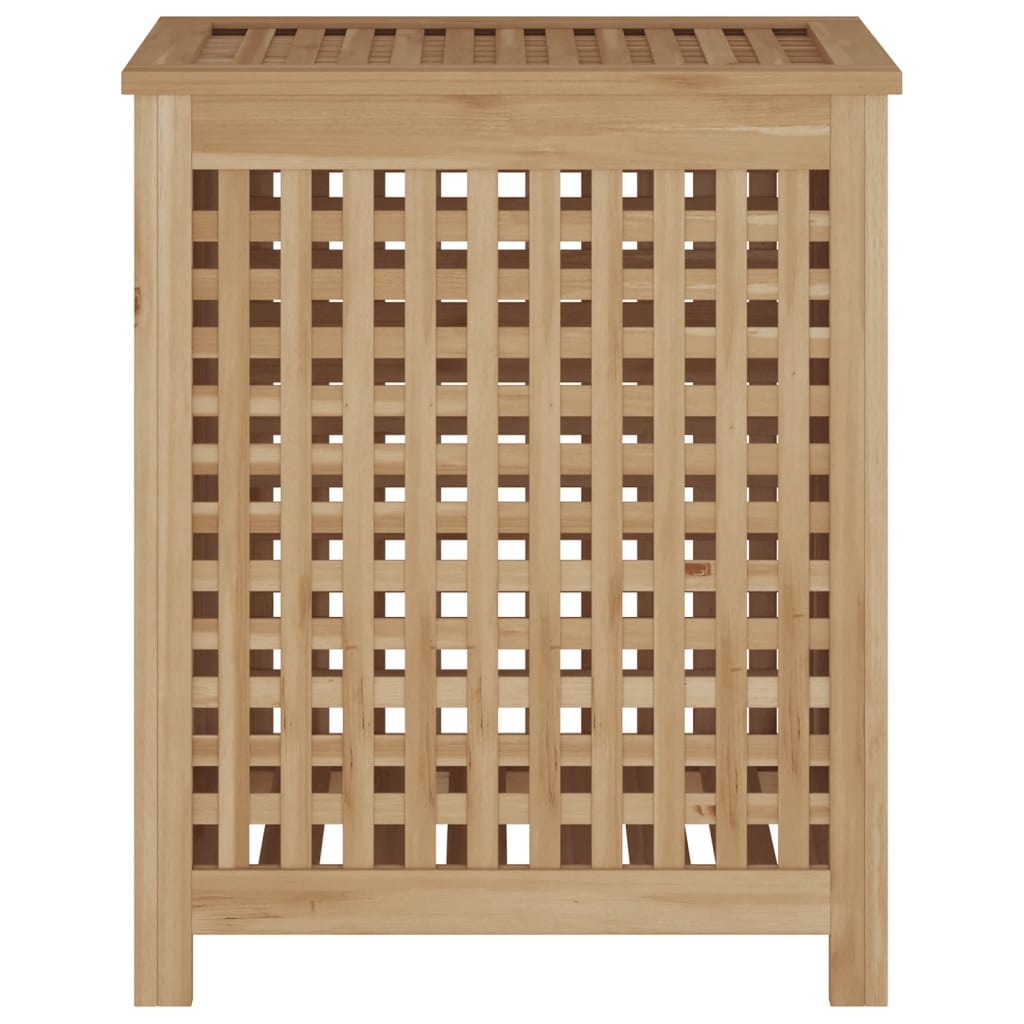 Wäschebehälter 50x35x60 cm Massivholz Teak - Pazzar.ch