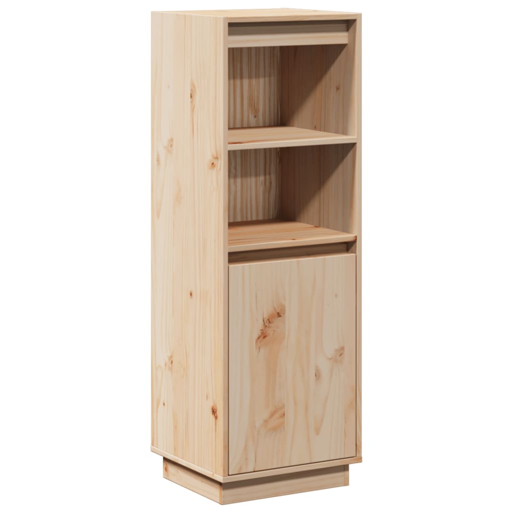 Highboard 37x34x110 cm Massivholz Kiefer