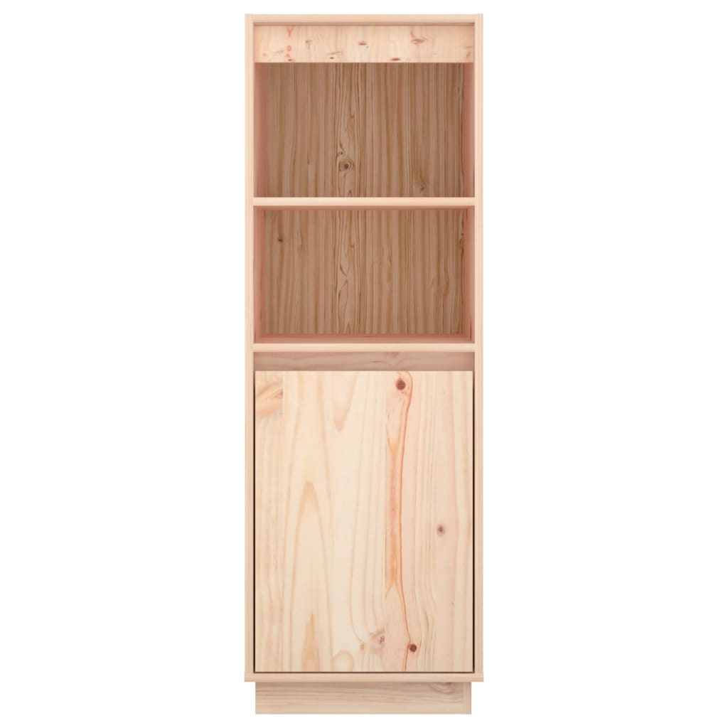 Highboard 37x34x110 cm Massivholz Kiefer - Pazzar.ch