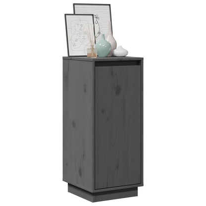 Sideboard Grau 31,5x34x75 cm Massivholz Kiefer - Pazzar.ch