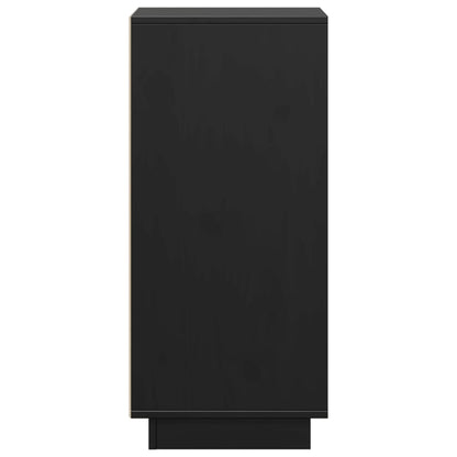 Sideboards 2 Stk. Schwarz 31,5x34x75 cm Massivholz Kiefer - Pazzar.ch