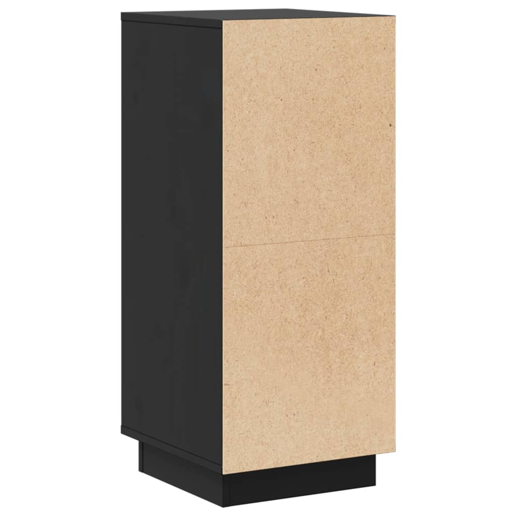 Sideboards 2 Stk. Schwarz 31,5x34x75 cm Massivholz Kiefer - Pazzar.ch