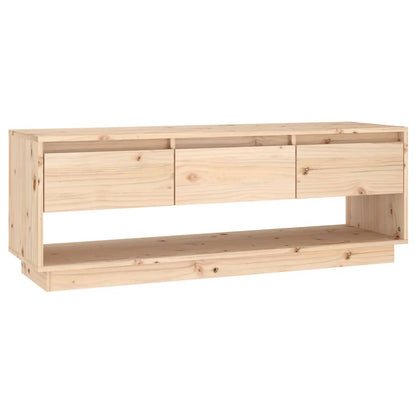 TV-Schrank 110,5x34x40 cm Massivholz Kiefer - Pazzar.ch