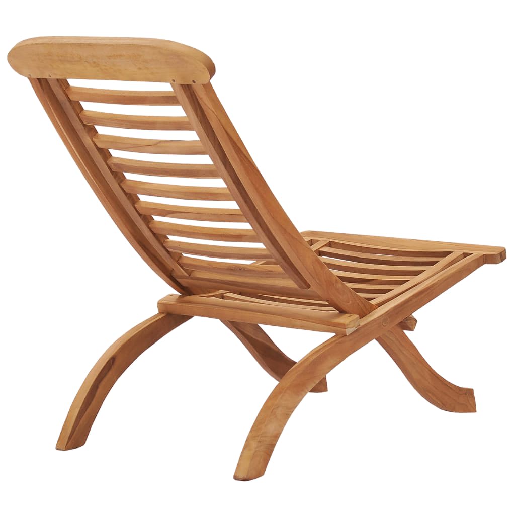 Gartenstuhl Klappbar 50x90x69 cm Massivholz Teak - Pazzar.ch