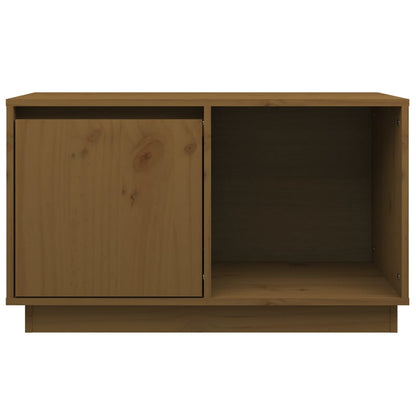 TV-Schrank Honigbraun 74x35x44 cm Massivholz Kiefer - Pazzar.ch